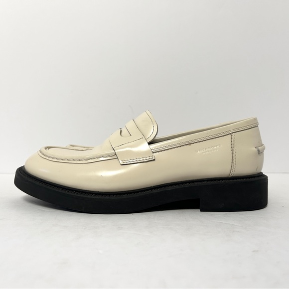 Vagabond Shoemakers Alex Loafer Shoe Poetcore Cream Beige Black Size EU 36 US 6 - Picture 3 of 15